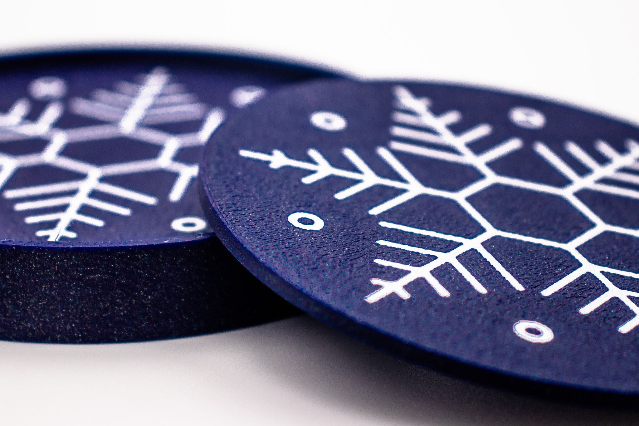 Base de Copos "Snow Flake" Natalício