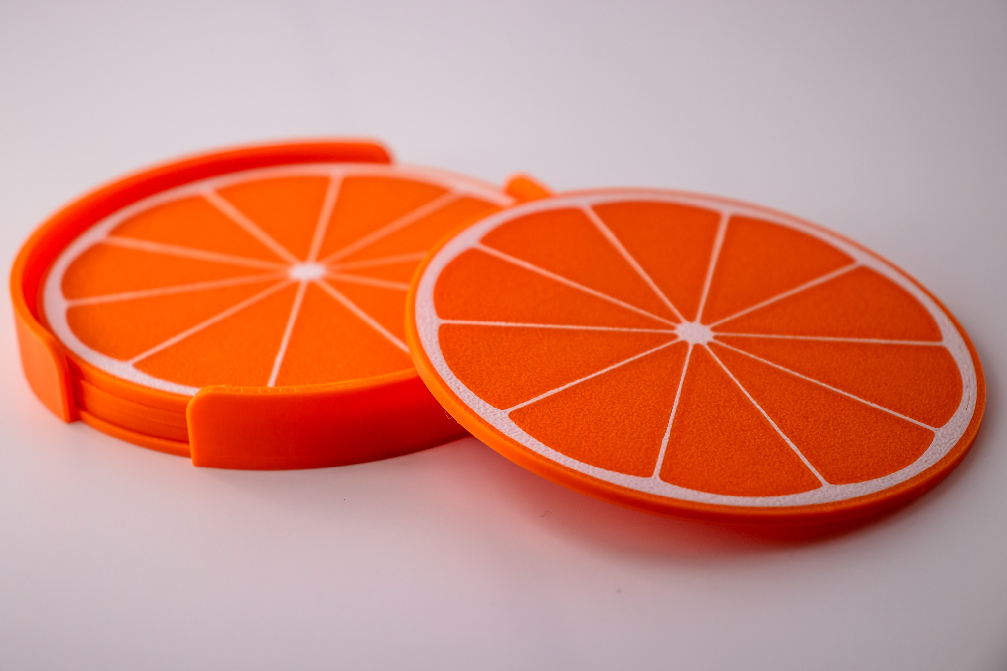 Base de Copos em formato de laranja