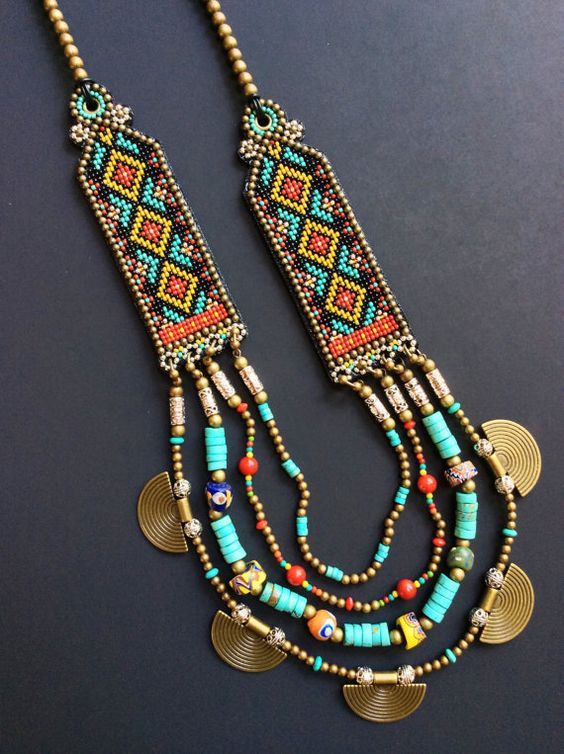 Beaded and tribal jewelry