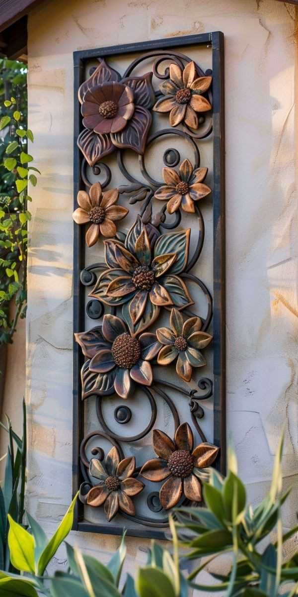 Metal wall hangings
