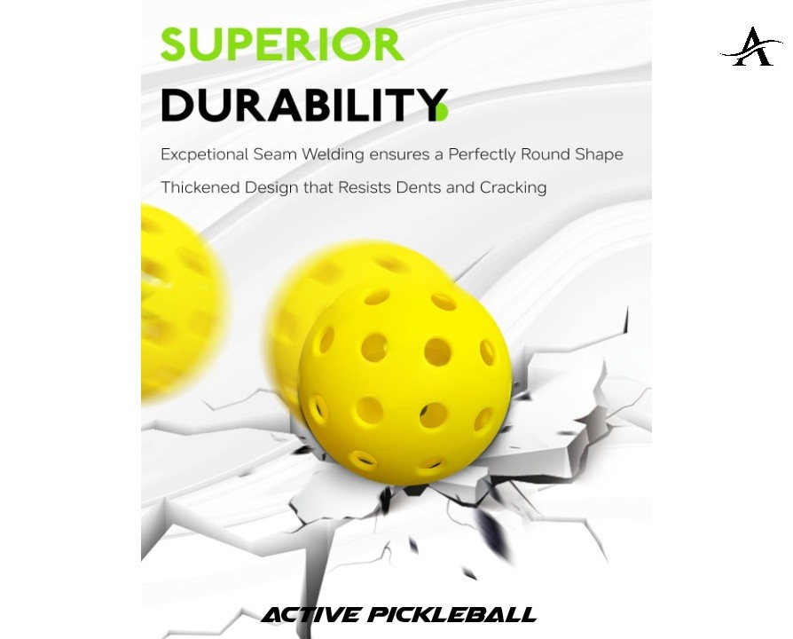 Pickleballs Outdoor | 40 Holes | 4 Pack, 8 Pack, 12 Pack | Meet USAPA Specifications |