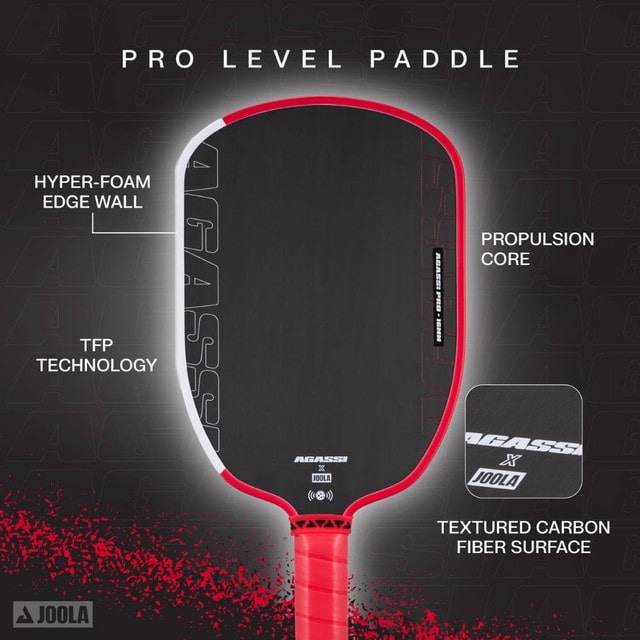 Agassi x JOOLA 16mm Pickleball Paddle