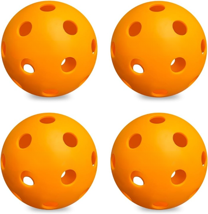 Pickleball Indoor |  26 Holes  Indoor Balls | 4 Pack, 8 Pack, 12 Pack | Meet USAPA Specifications |