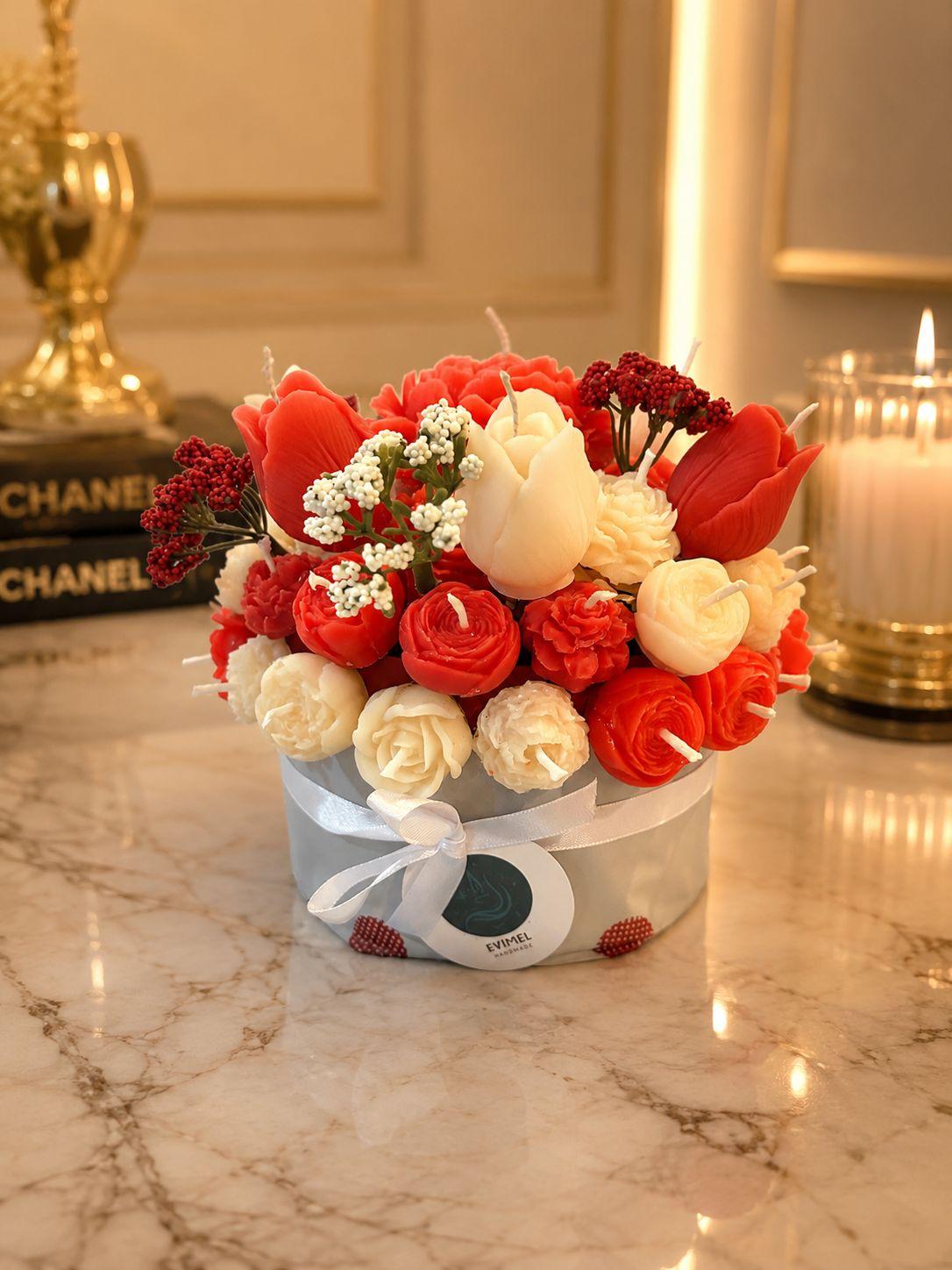 🌸 Floral Candle Bouquet