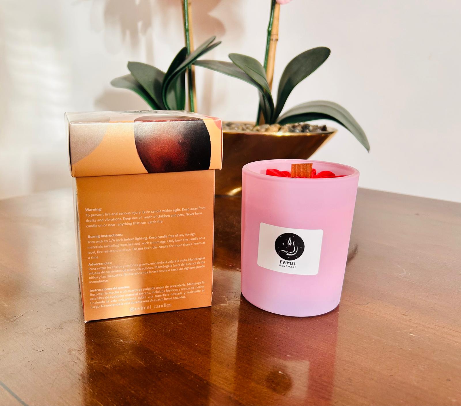 Decorative Flower Candle