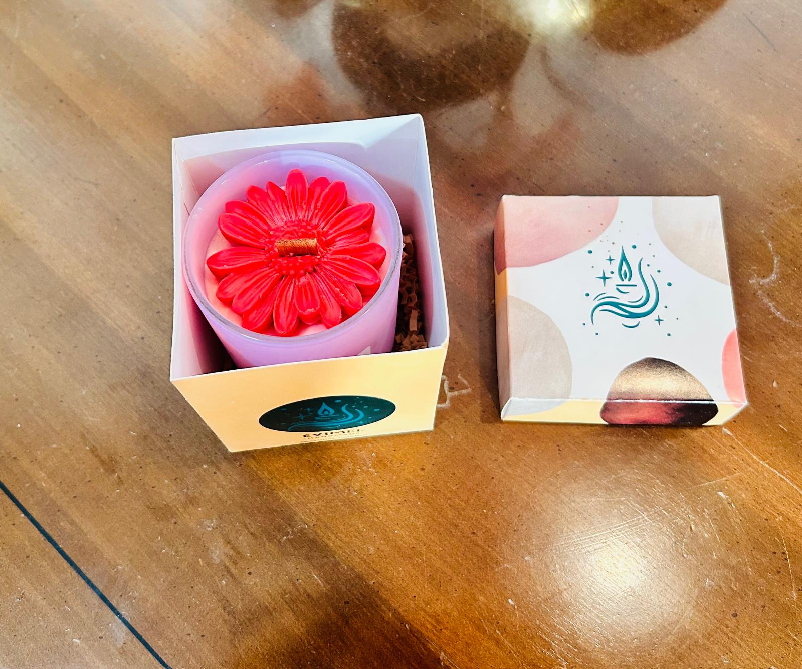 Decorative Flower Candle