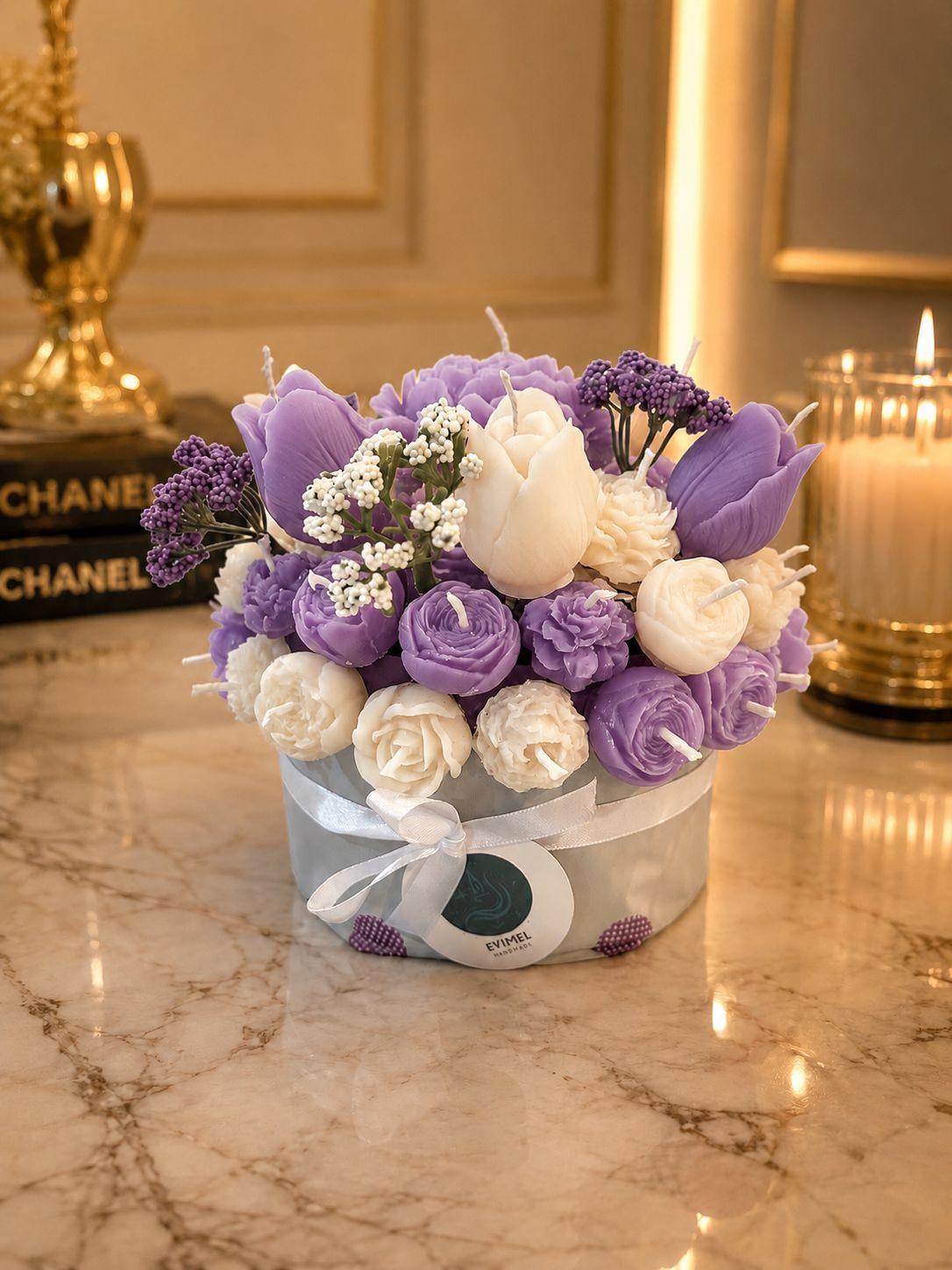 🌸 Floral Candle Bouquet