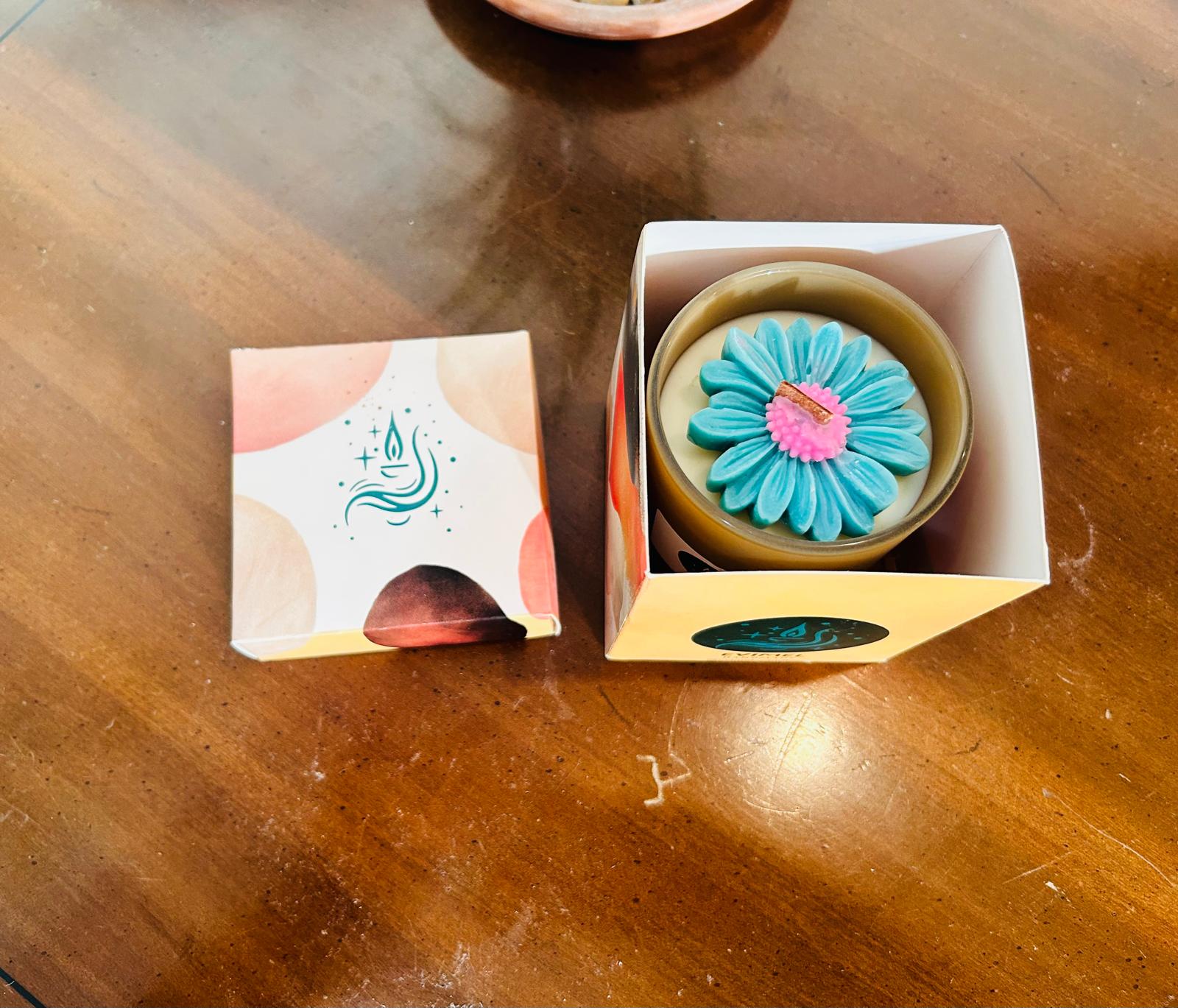 Decorative Flower Candle