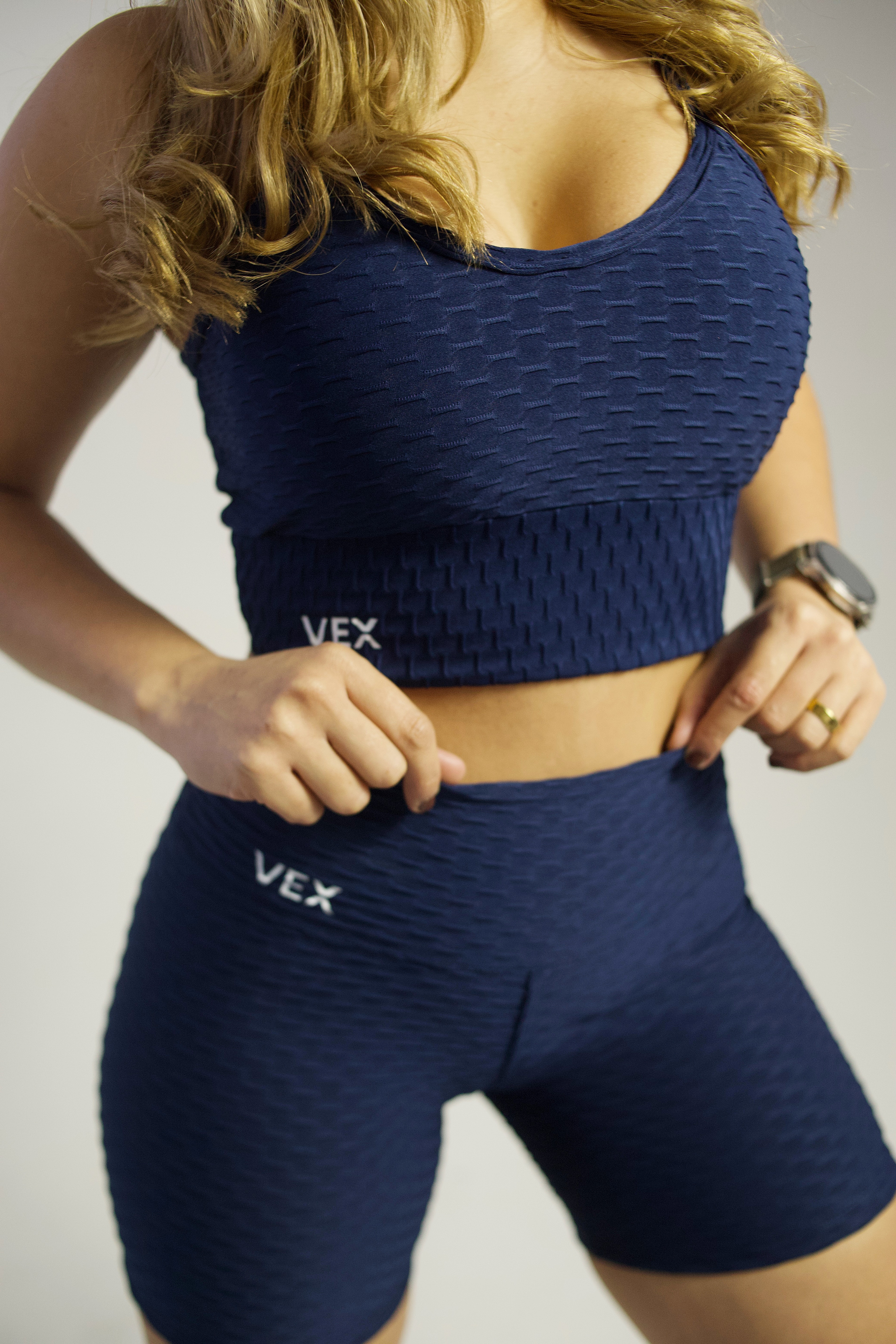 Conjunto VEX POWER FIT Texturizado Azul Marinho