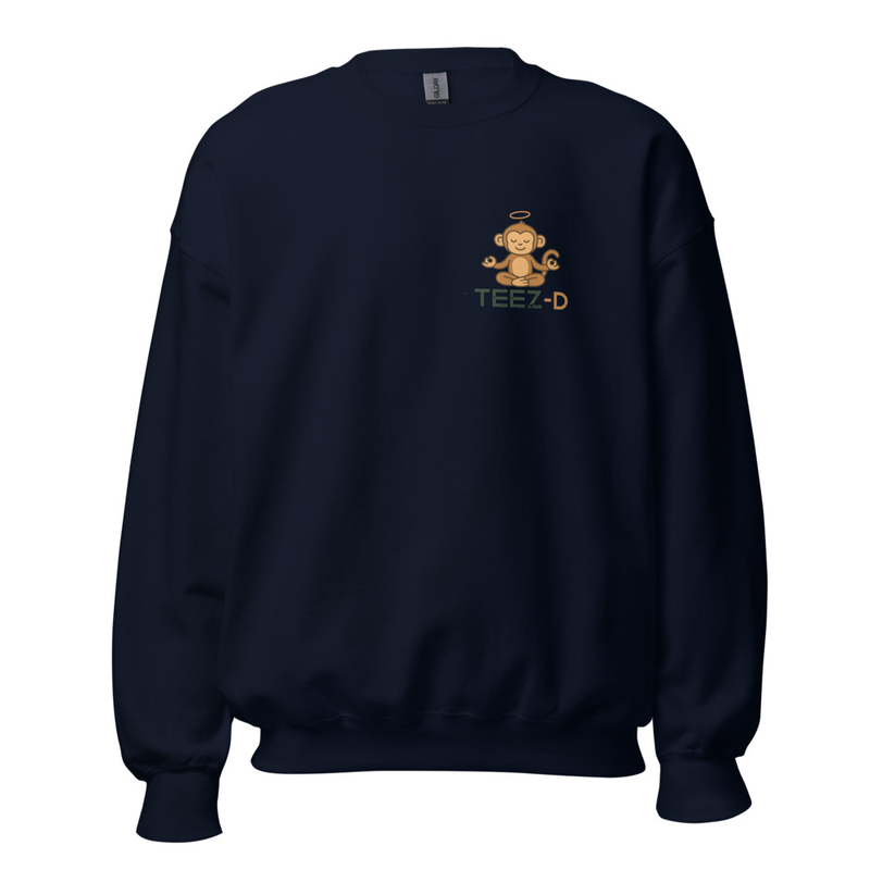 Monkey Logo Black Sweatshirt