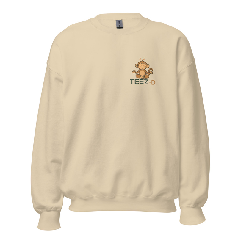 Monkey Logo Black Sweatshirt