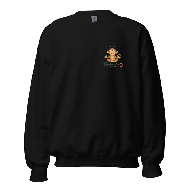 Monkey Logo Black Sweatshirt