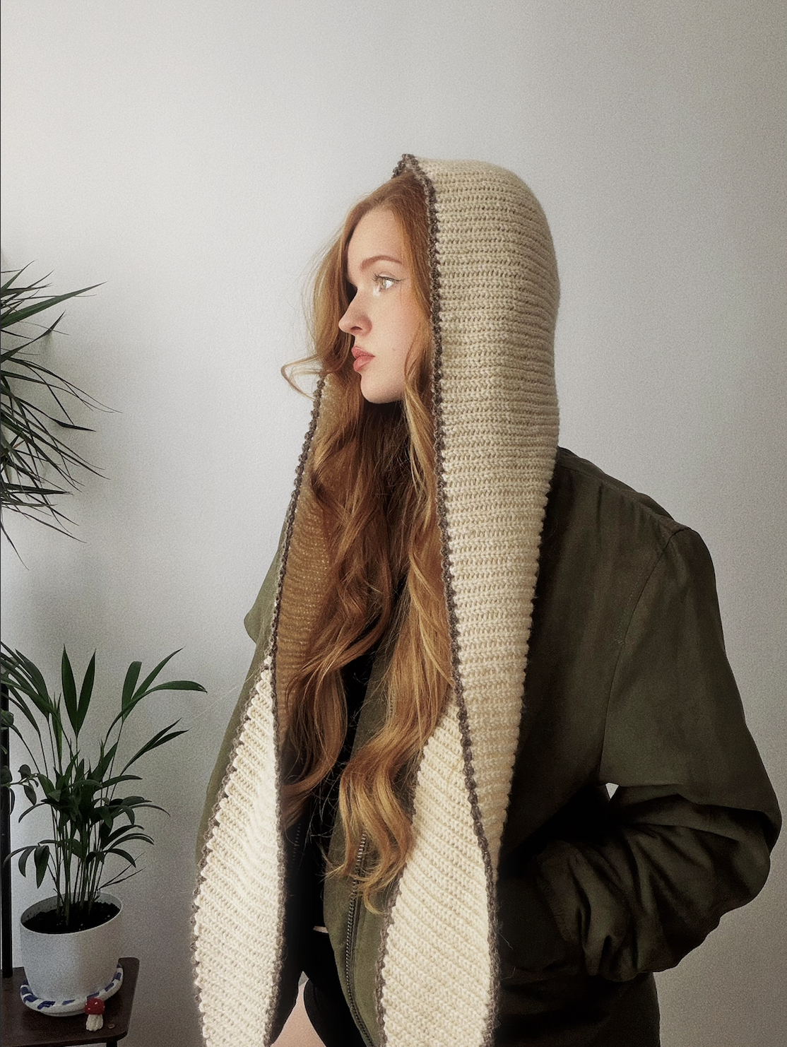 Crochet hood