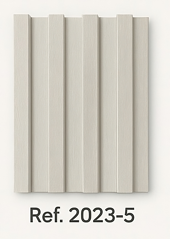 Panel decorativo de madera WPC - Grey - Gris