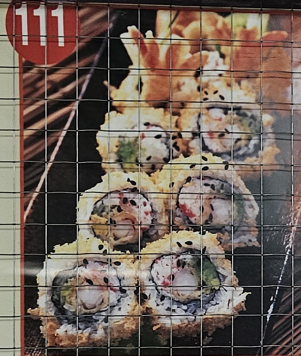 78. Crunch shrimp 10pc with sushi 4pc