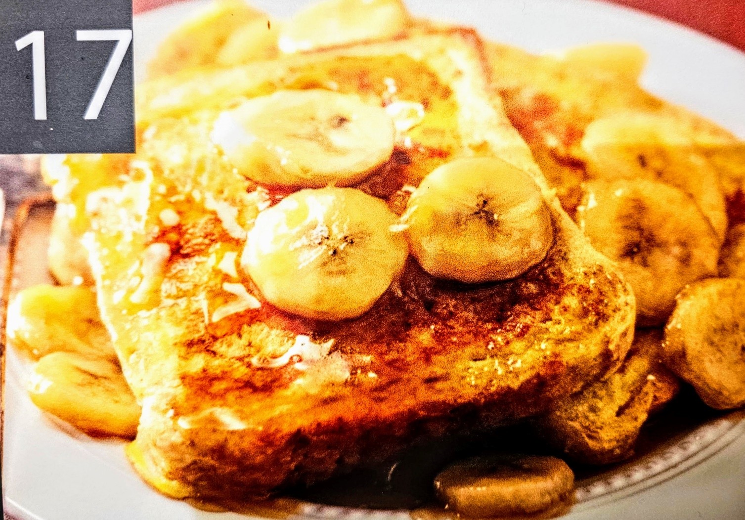 B17. Banana French toast