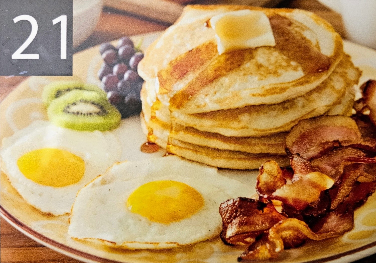 B21. Pancakes and eggs