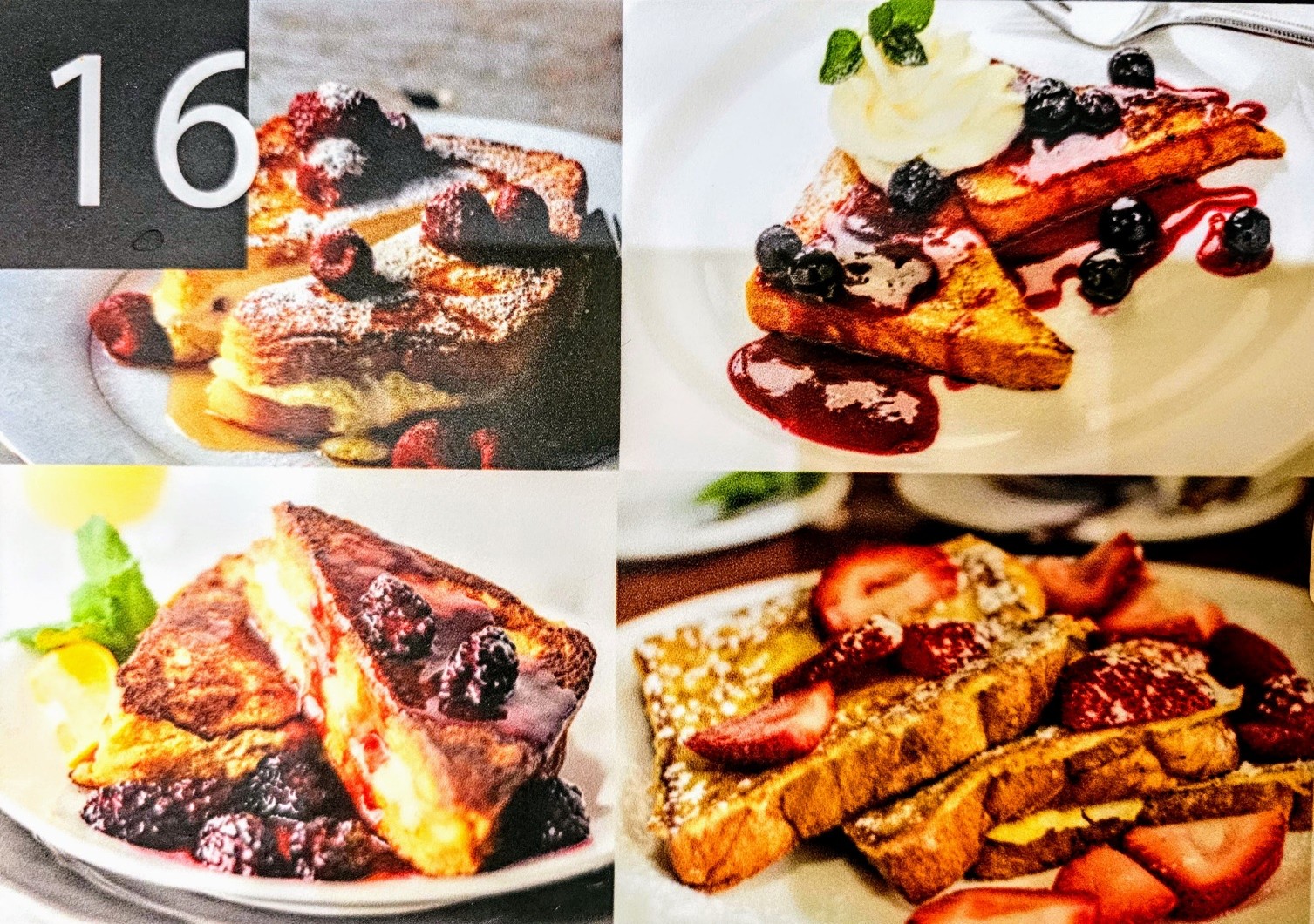 B16. Berry French toast