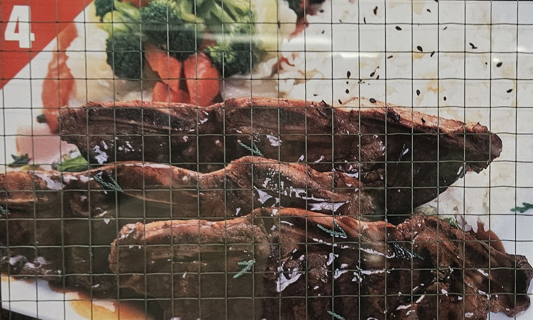 3. Beef ribs teriyaki plate