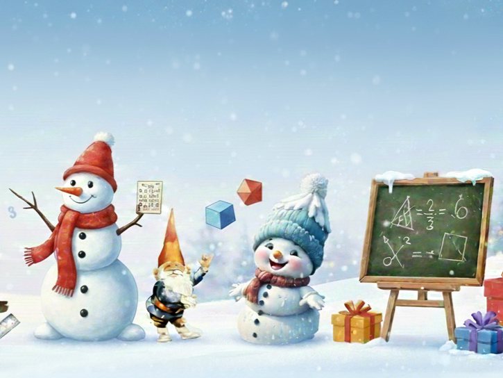 Sniego senio matematinė kelionė 4-5 kl.