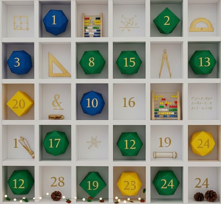 Matematinis advento kalendorius 11 kl.