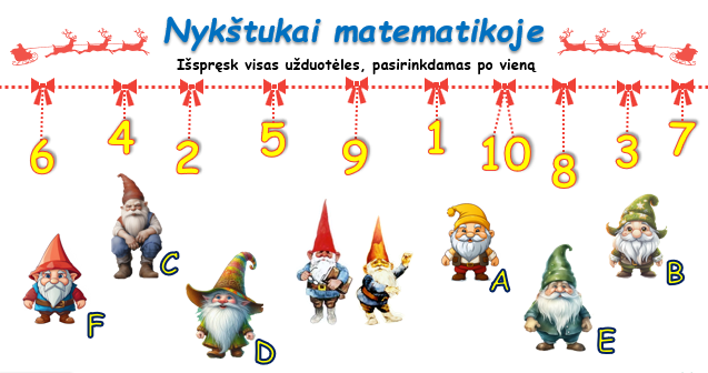 Nykštukai matematikoje 3-4 kl.