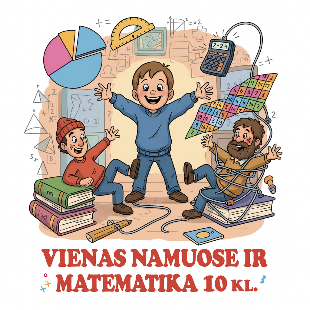 Vienas namuose ir matematika 10 kl.