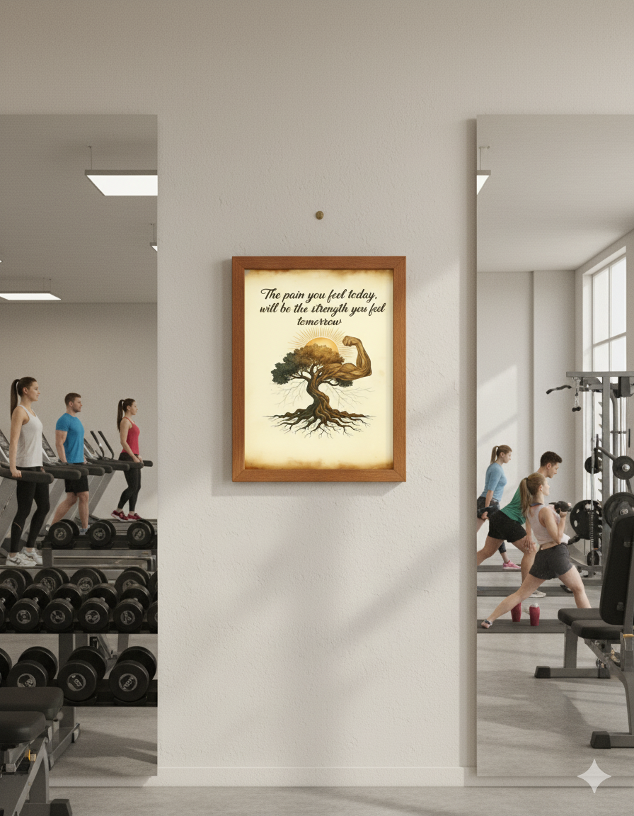 Motivational Poster - The Strength Tree