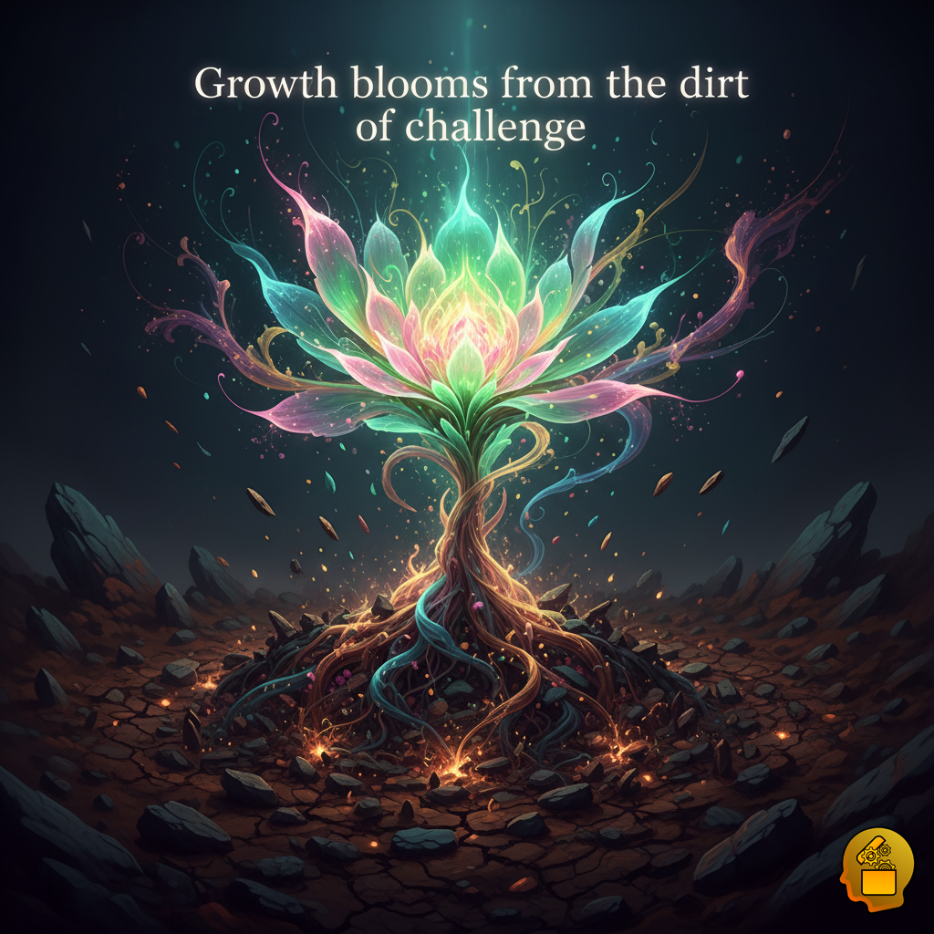 Inspirational Art Print: Growth Blooms