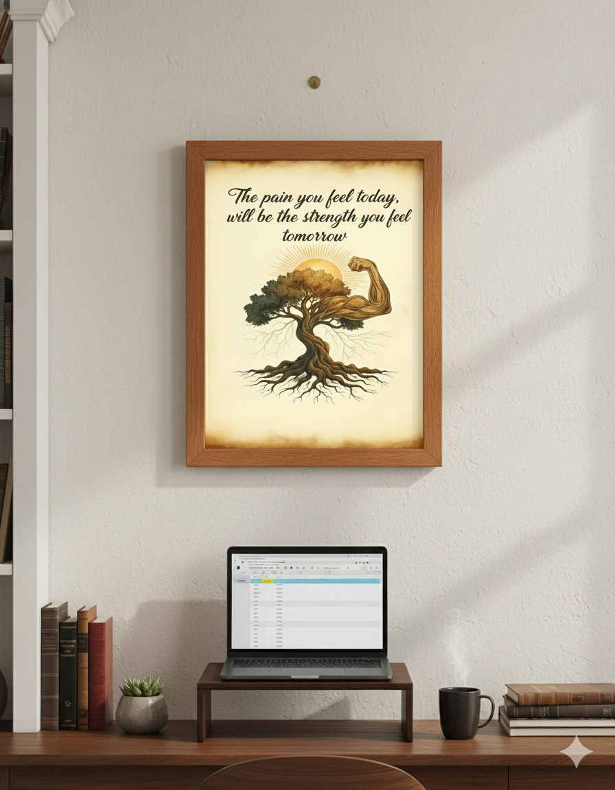 Motivational Poster - The Strength Tree