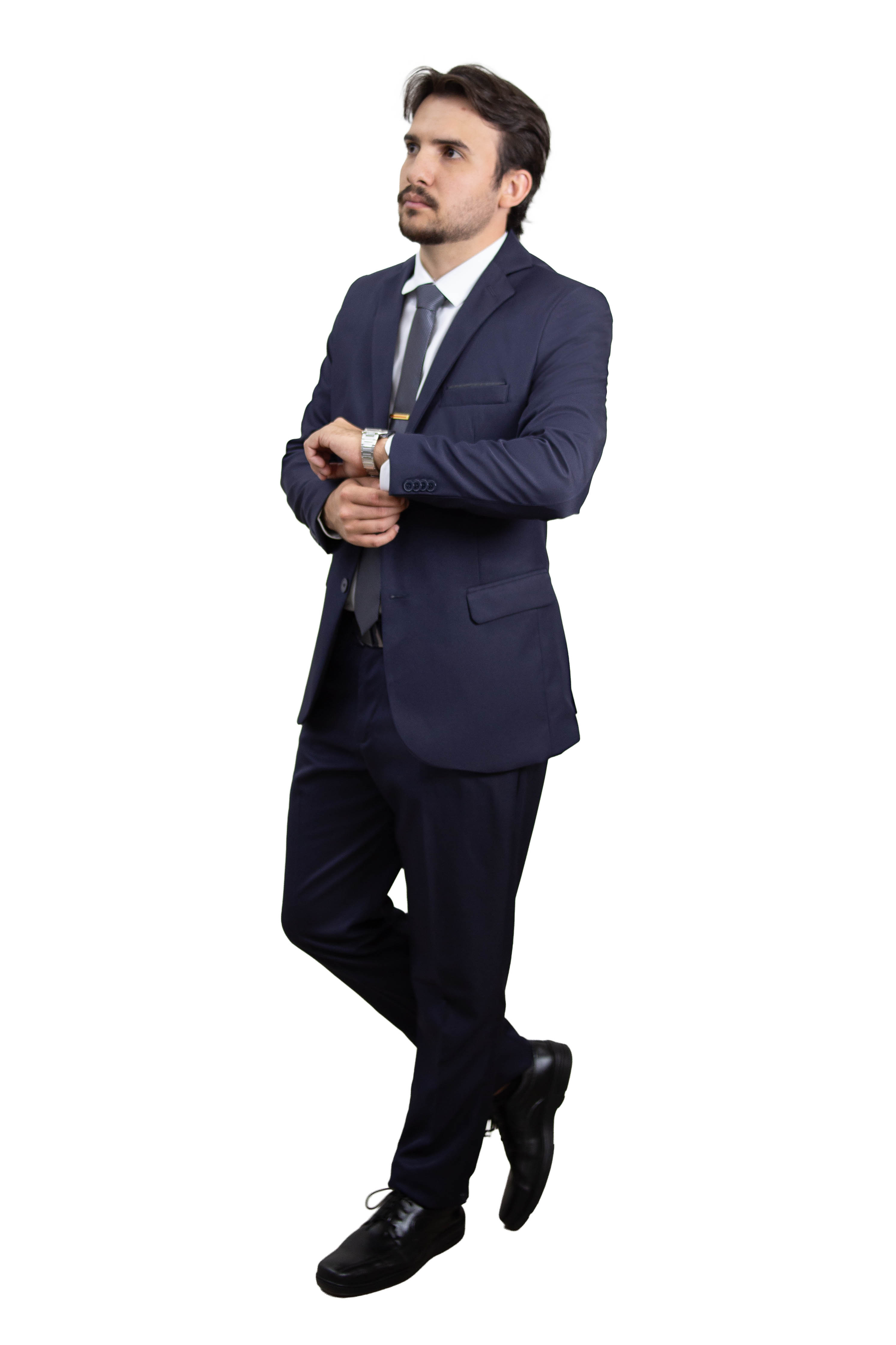 Terno Microfibra - Azul Marinho Gabardine