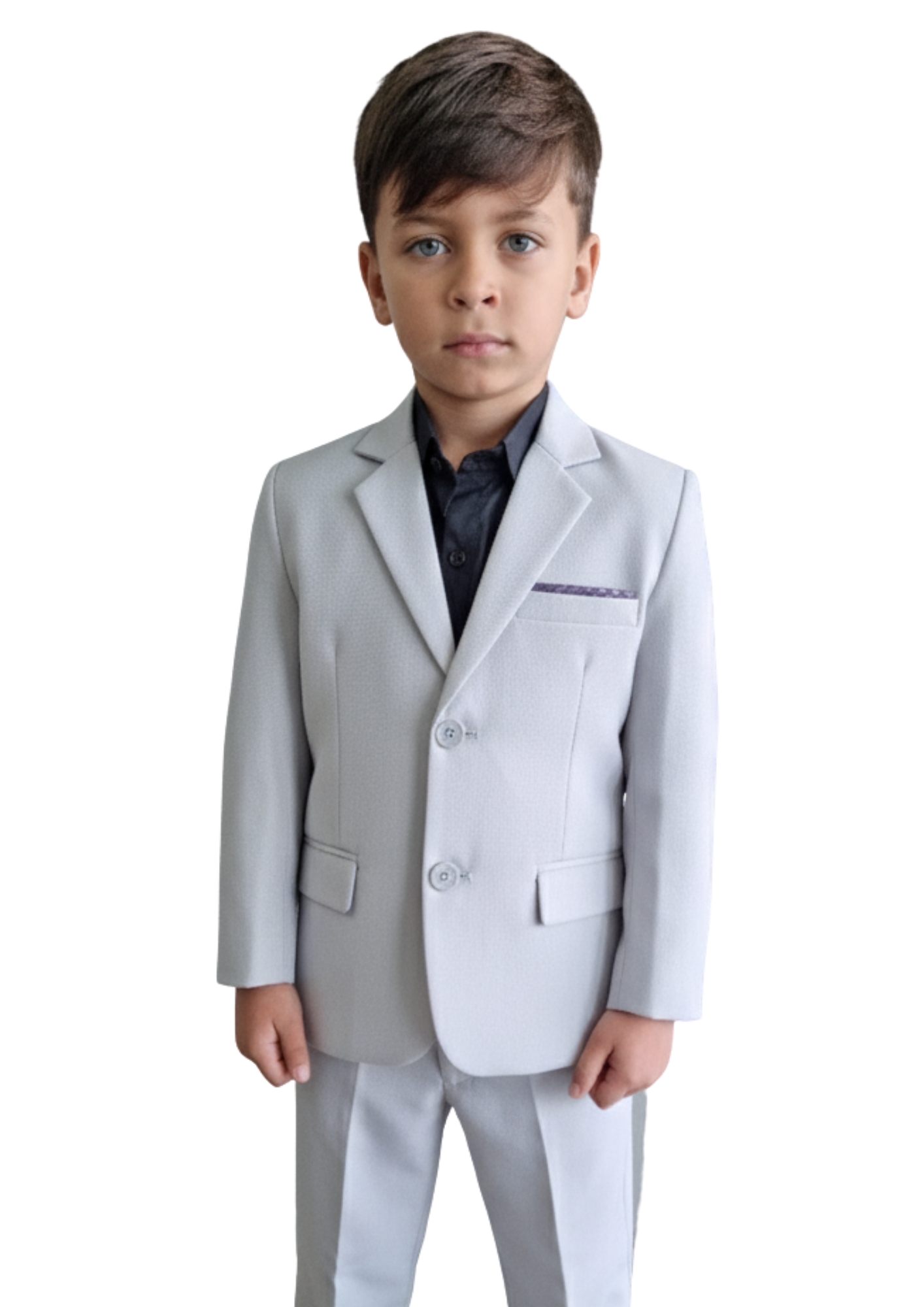 Terno Infantil - Cinza Claro