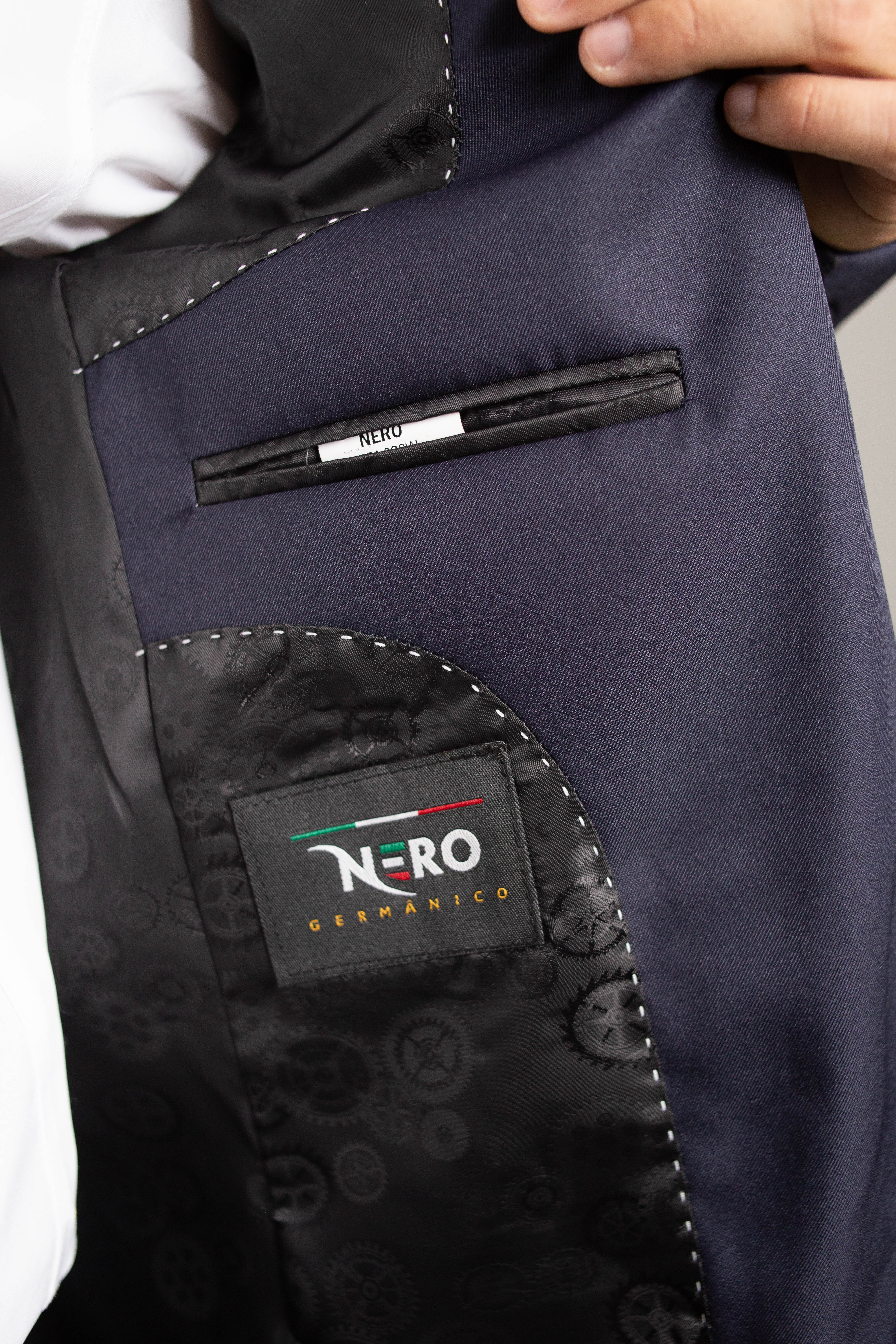 Terno Microfibra - Azul Marinho Gabardine