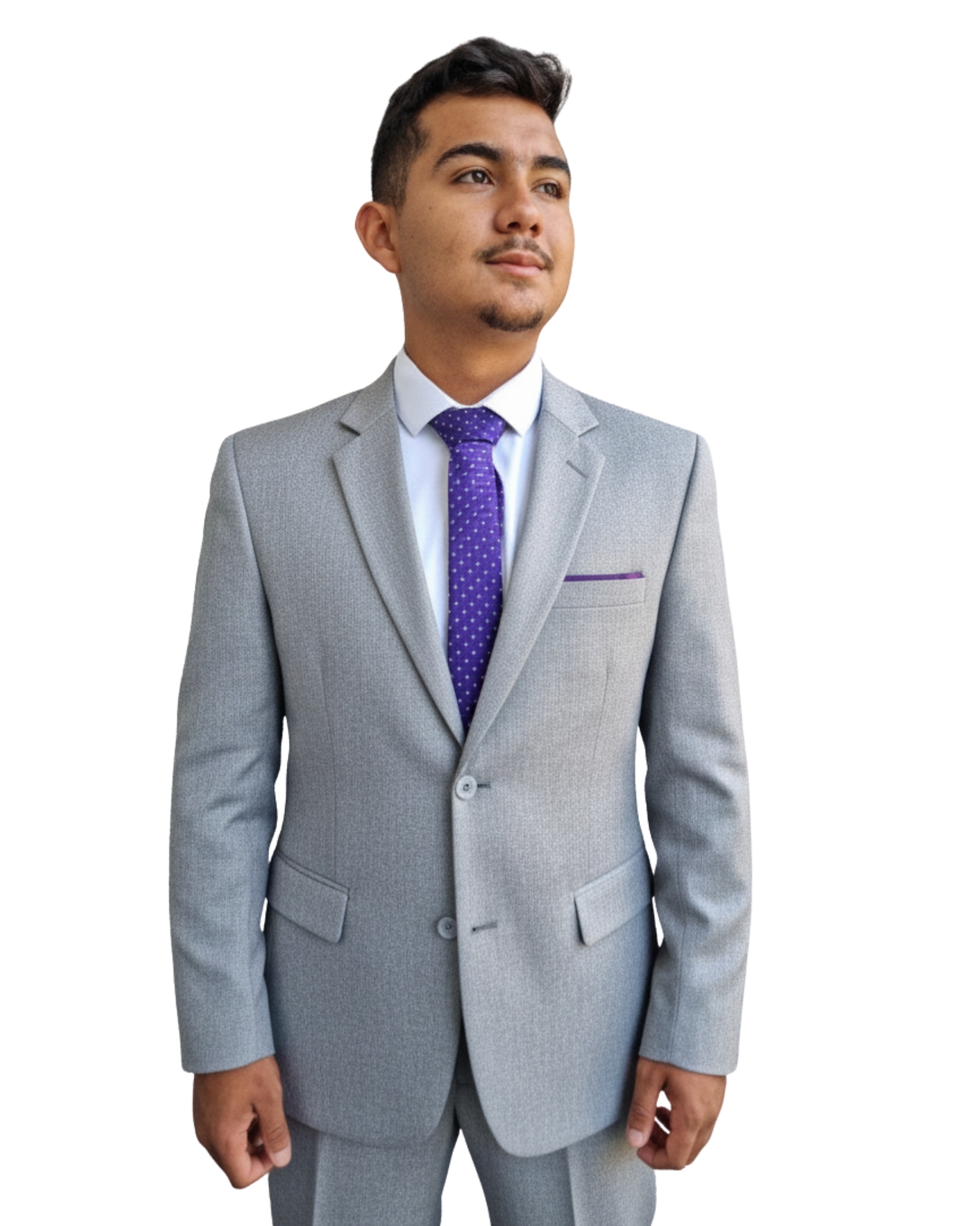 Terno Fio Indiano - Cinza escovado 