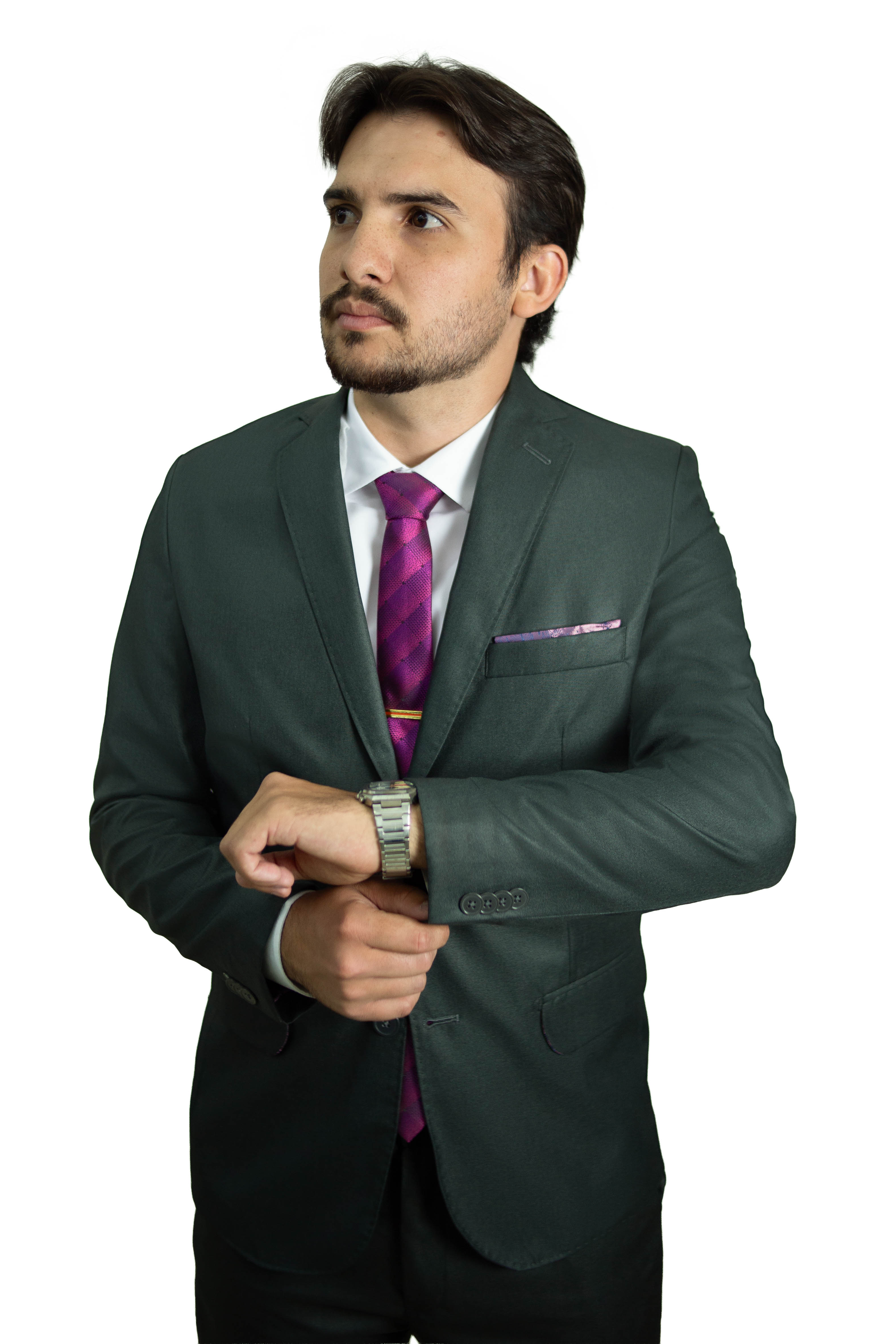 Terno Fio Indiano - Chumbo