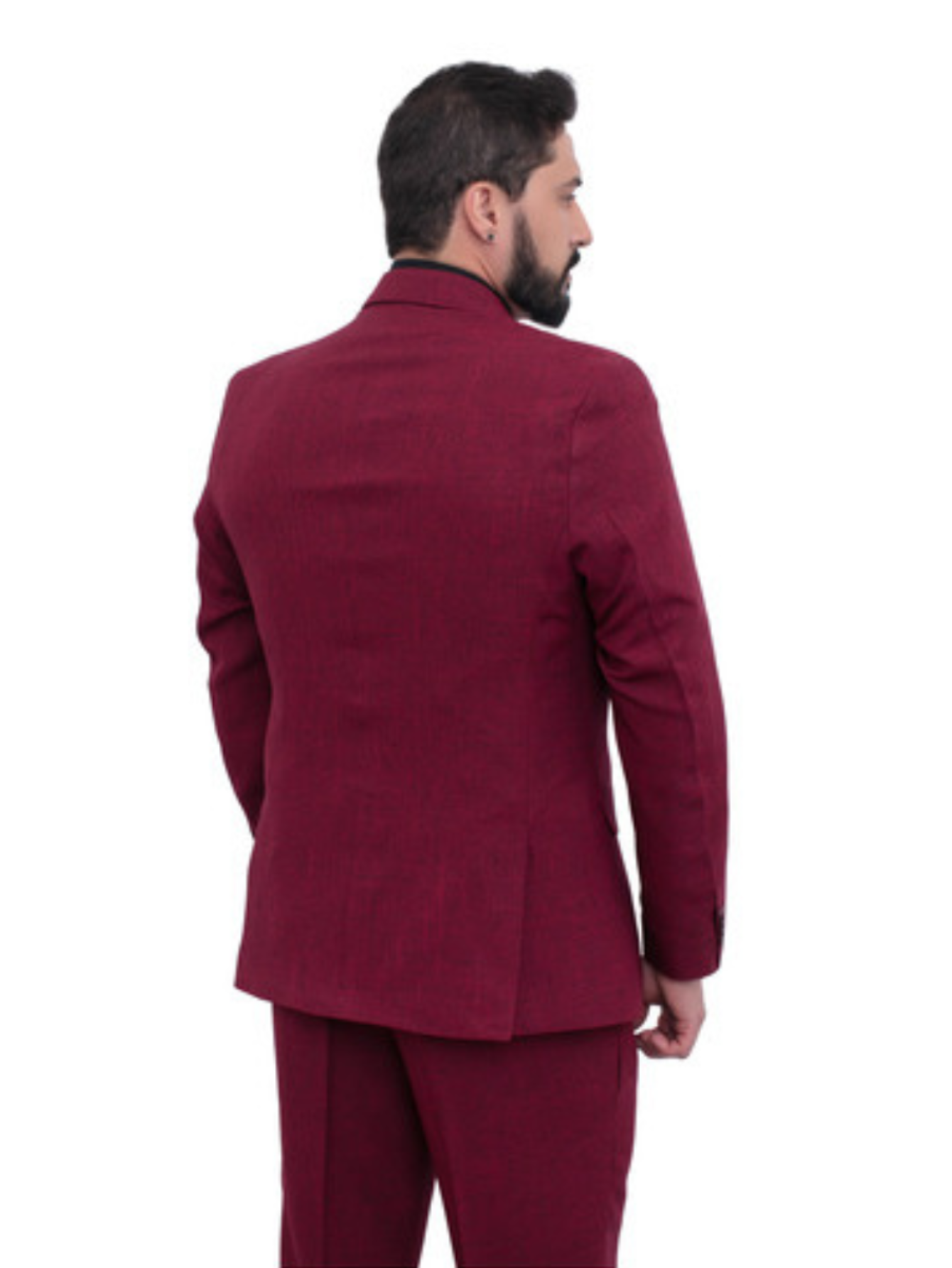 Terno Microfibra - Bordô Melange