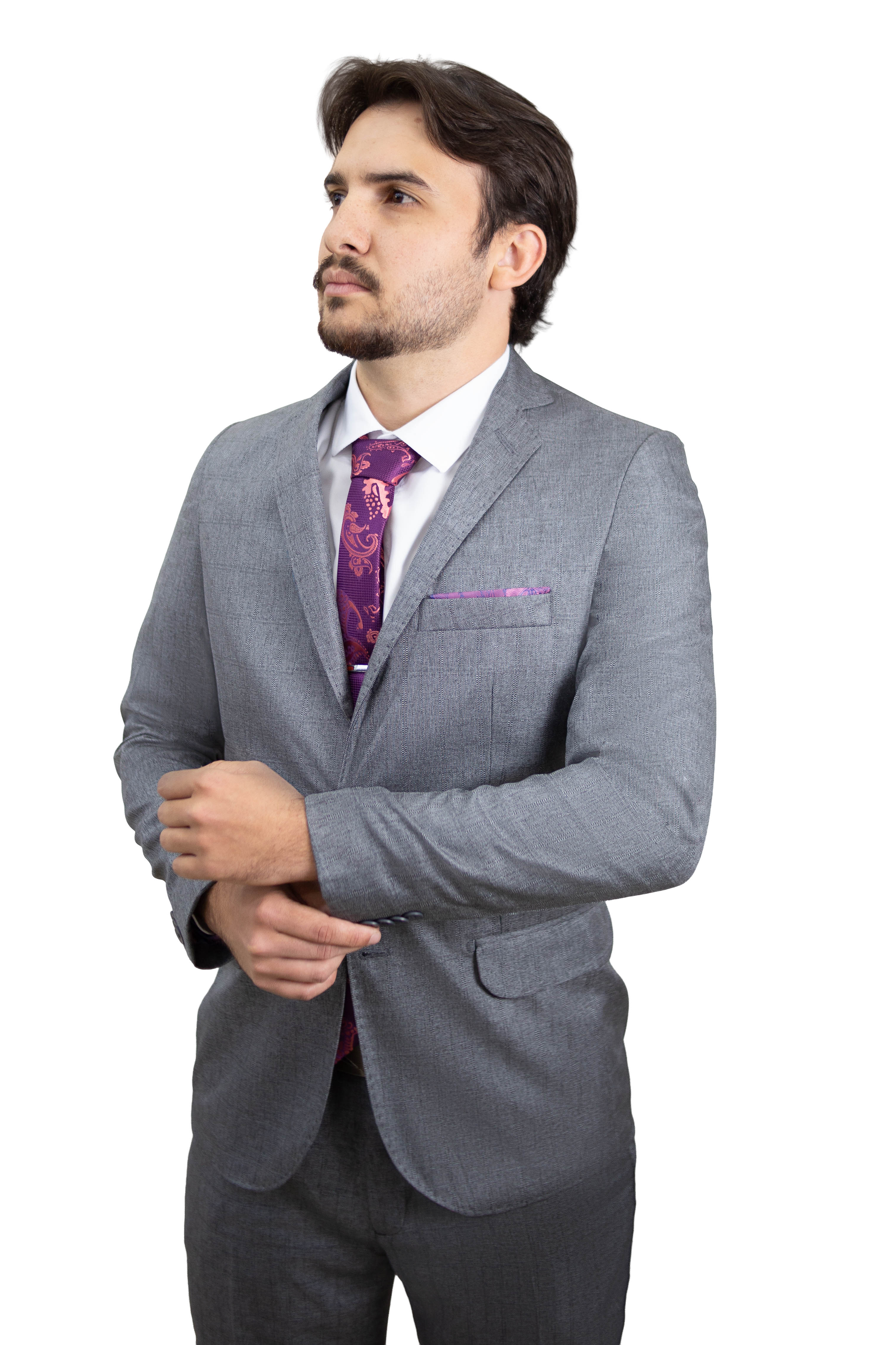 Terno Fio Indiano - Cinza 