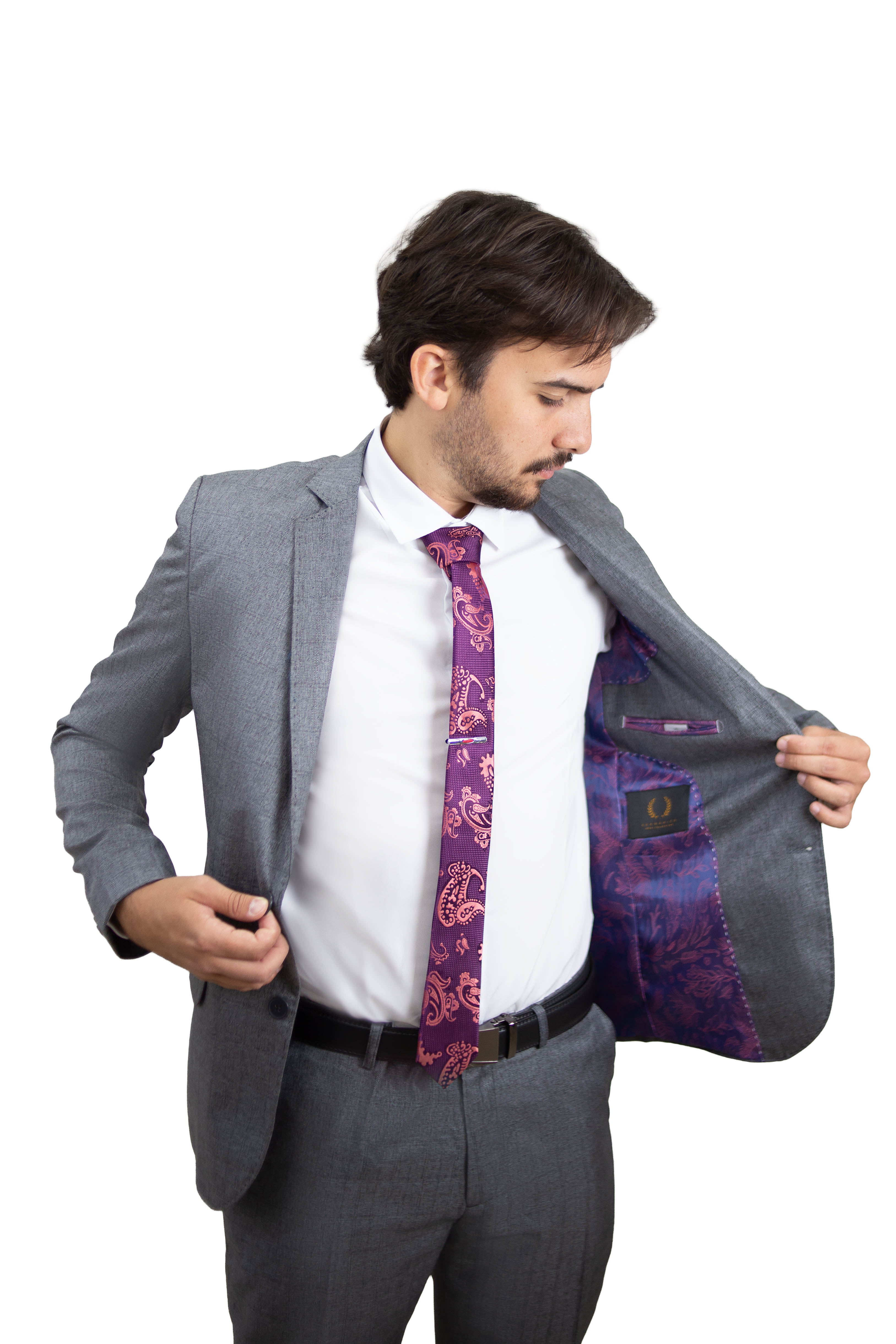 Terno Fio Indiano - Cinza 