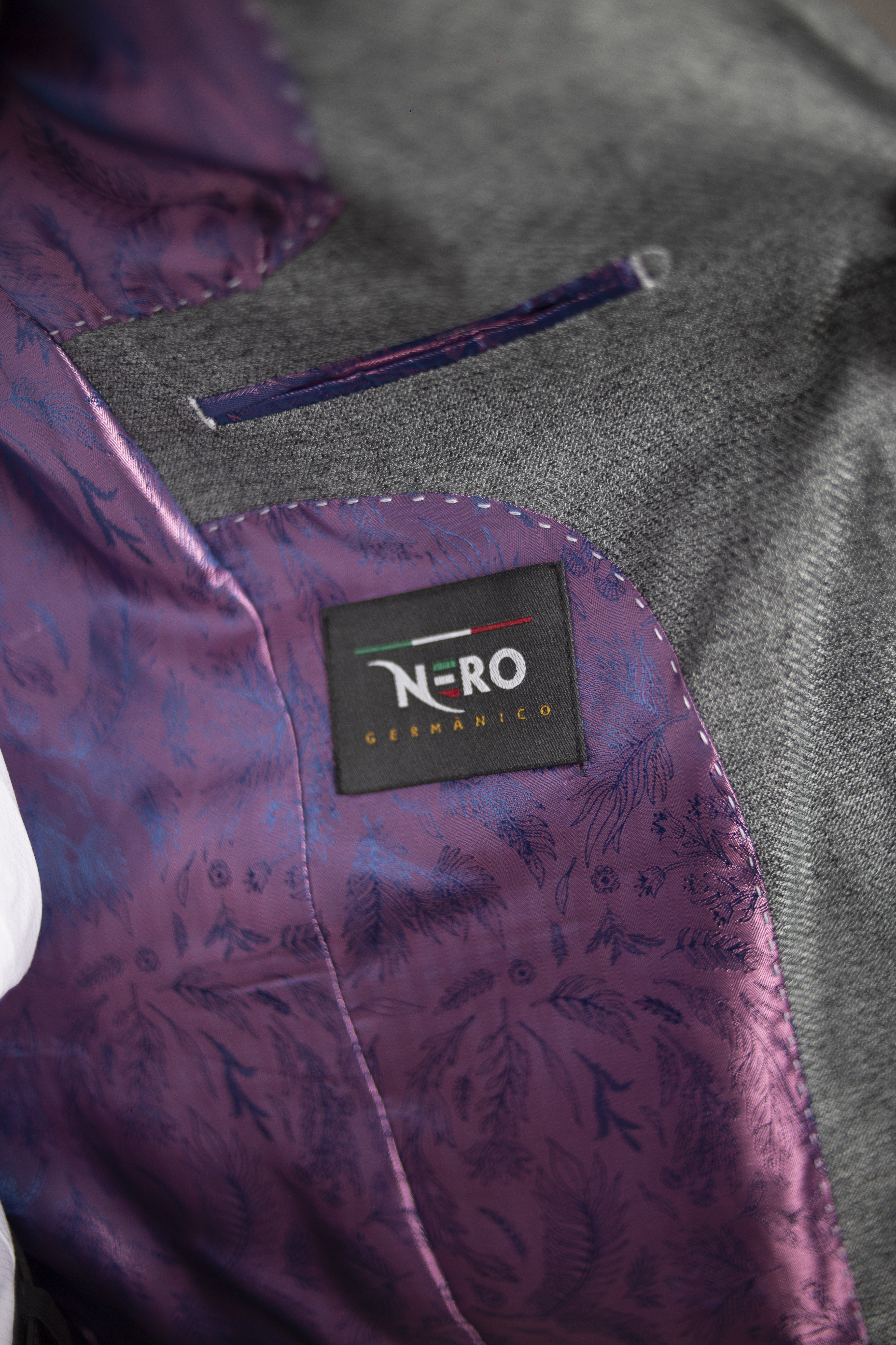 Blazer Polielastano - Cinza Médio 