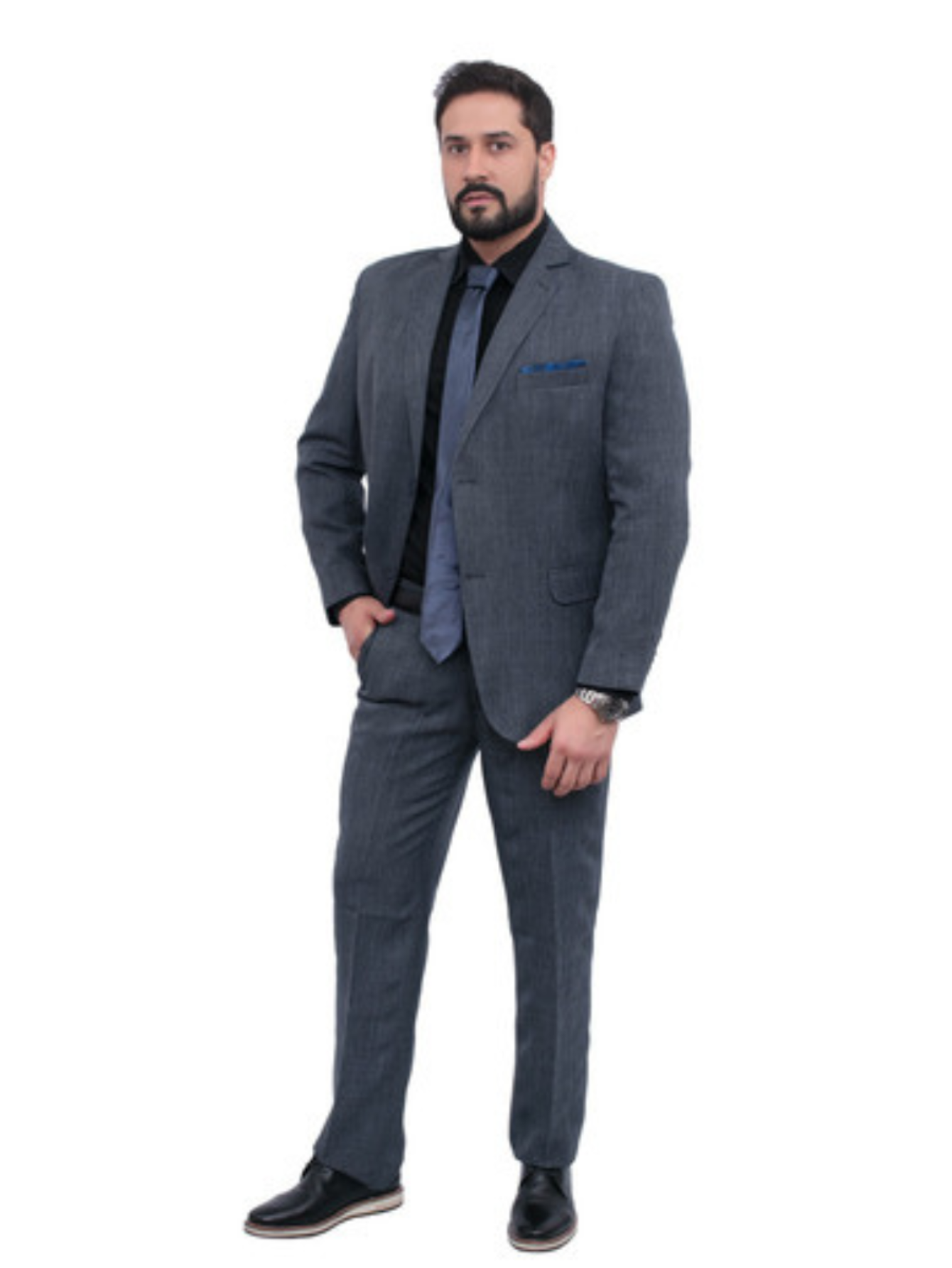 Terno Microfibra - Chumbo Melange