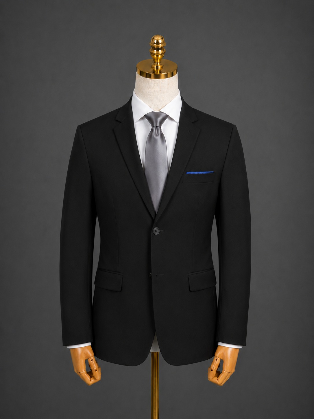 Terno Microfibra Gabardine - Preto