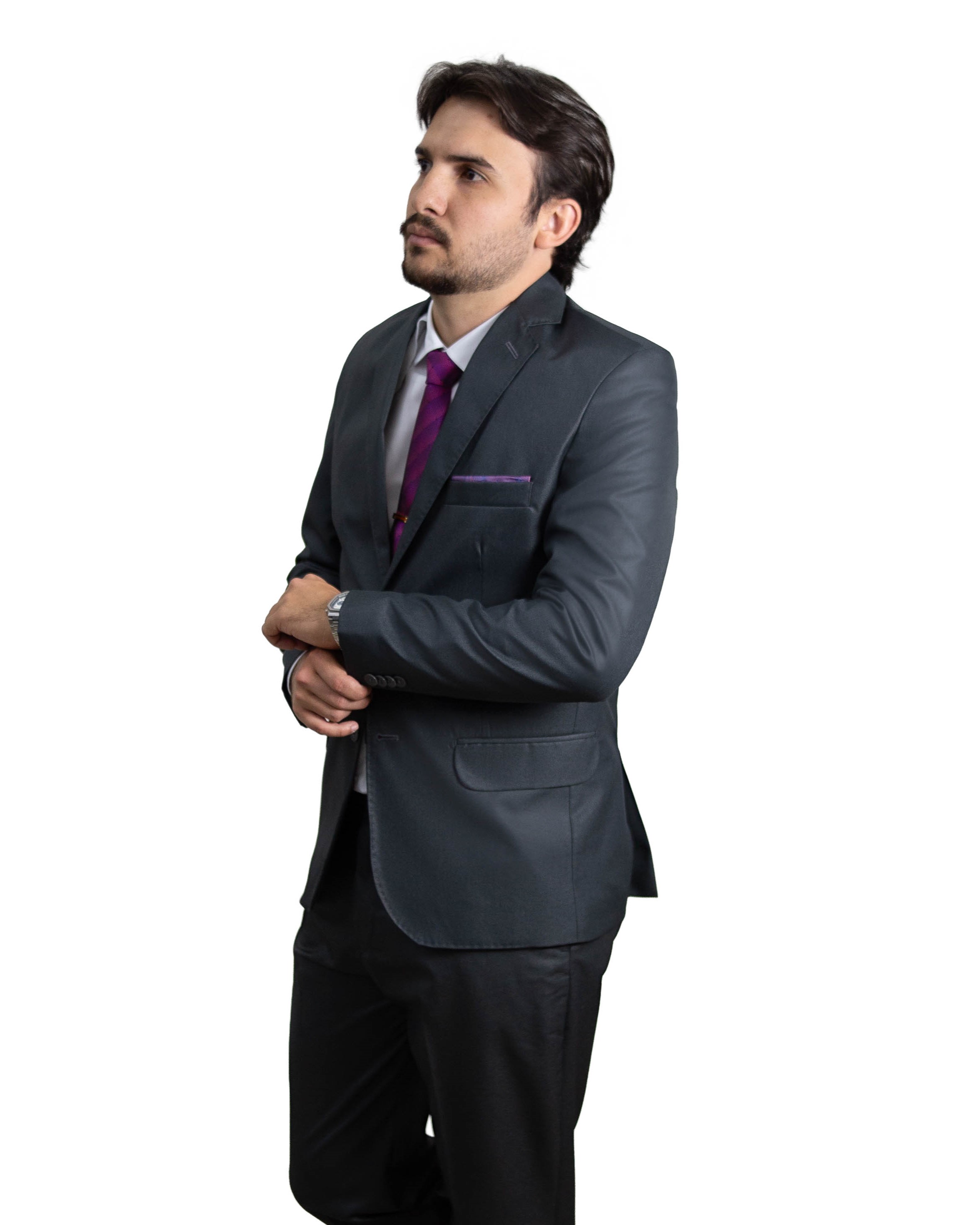 Terno Fio Indiano - Chumbo