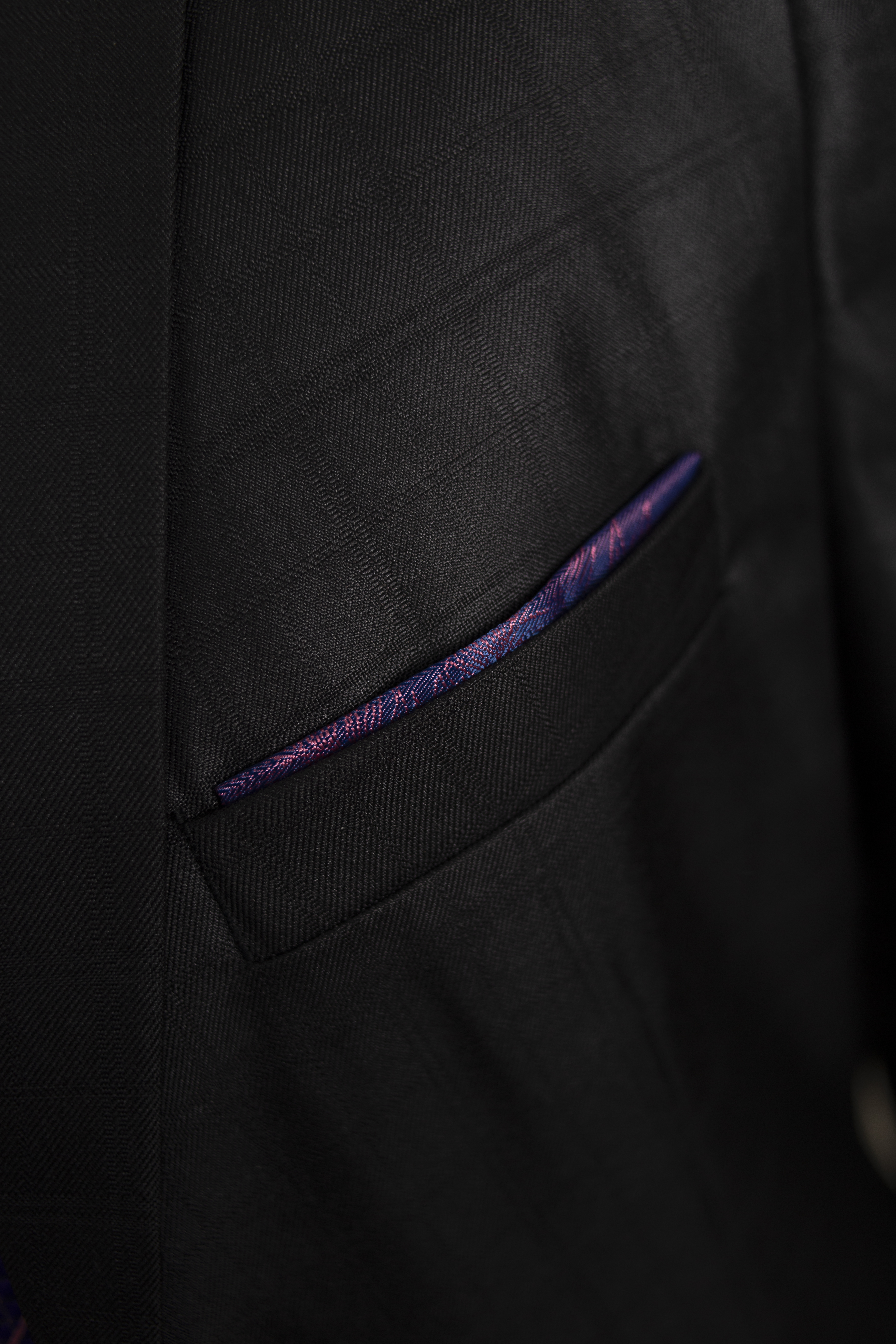 Terno Fio Indiano - Preto Quadriculado 