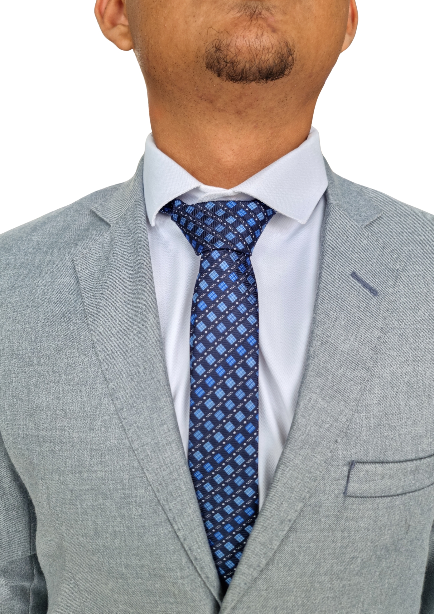 Terno Poliviscose - Cinza Médio