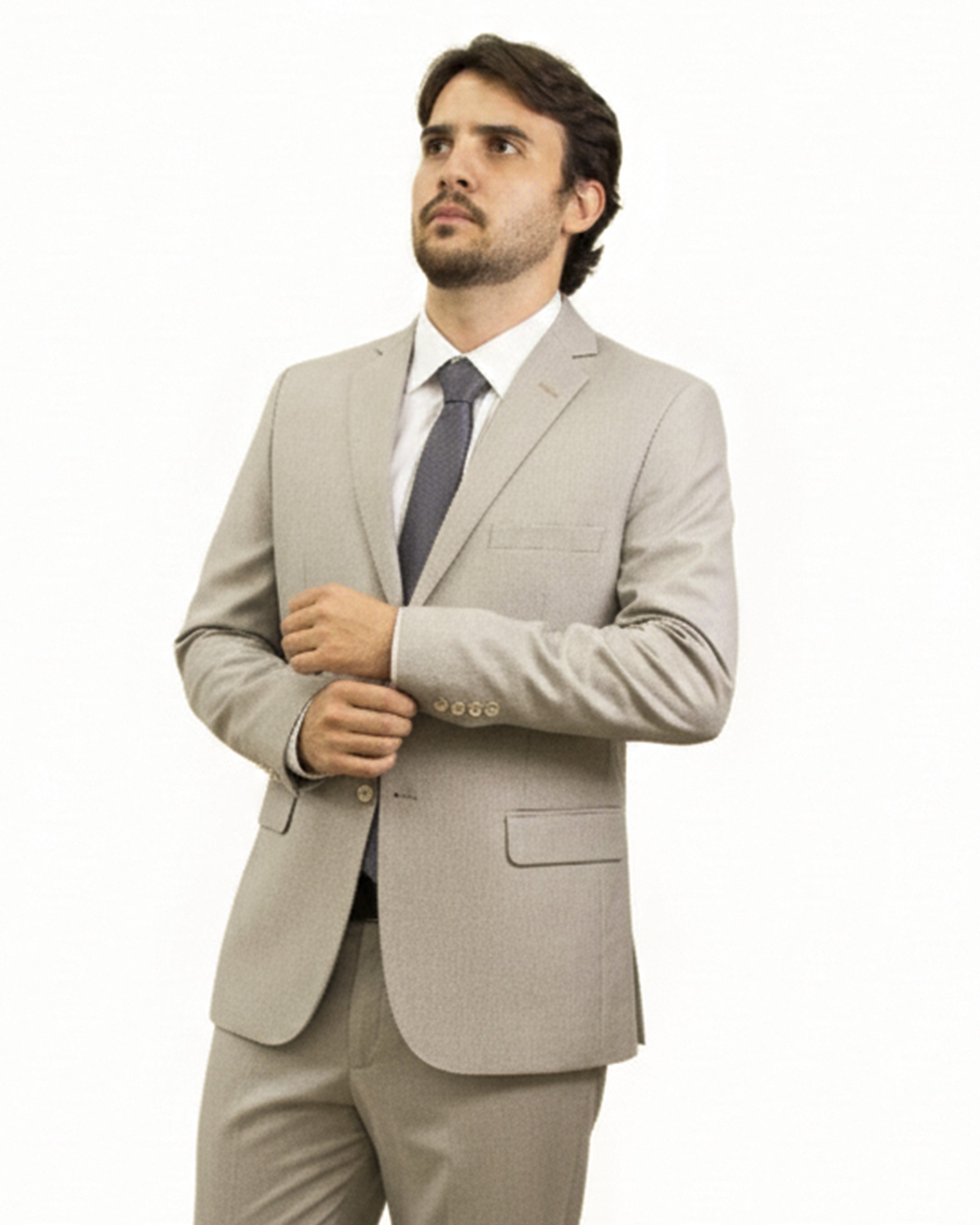 Terno Poliviscose - Beje