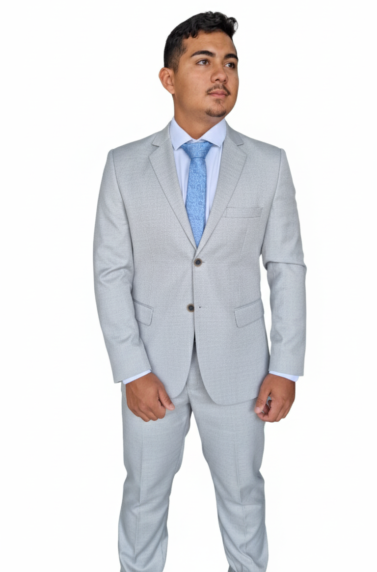 Terno Poliviscose - Cinza Claro