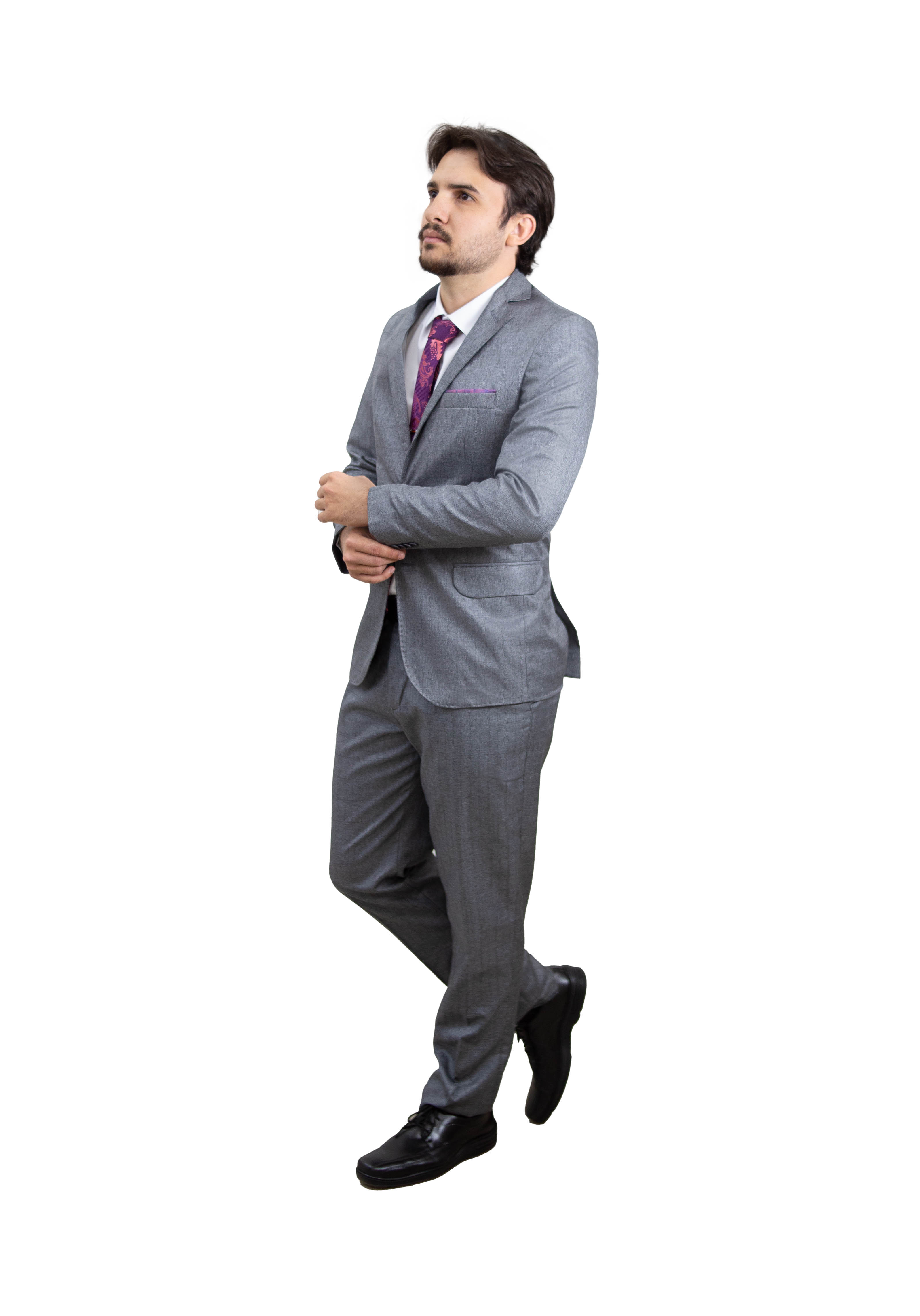 Terno Fio Indiano - Cinza 