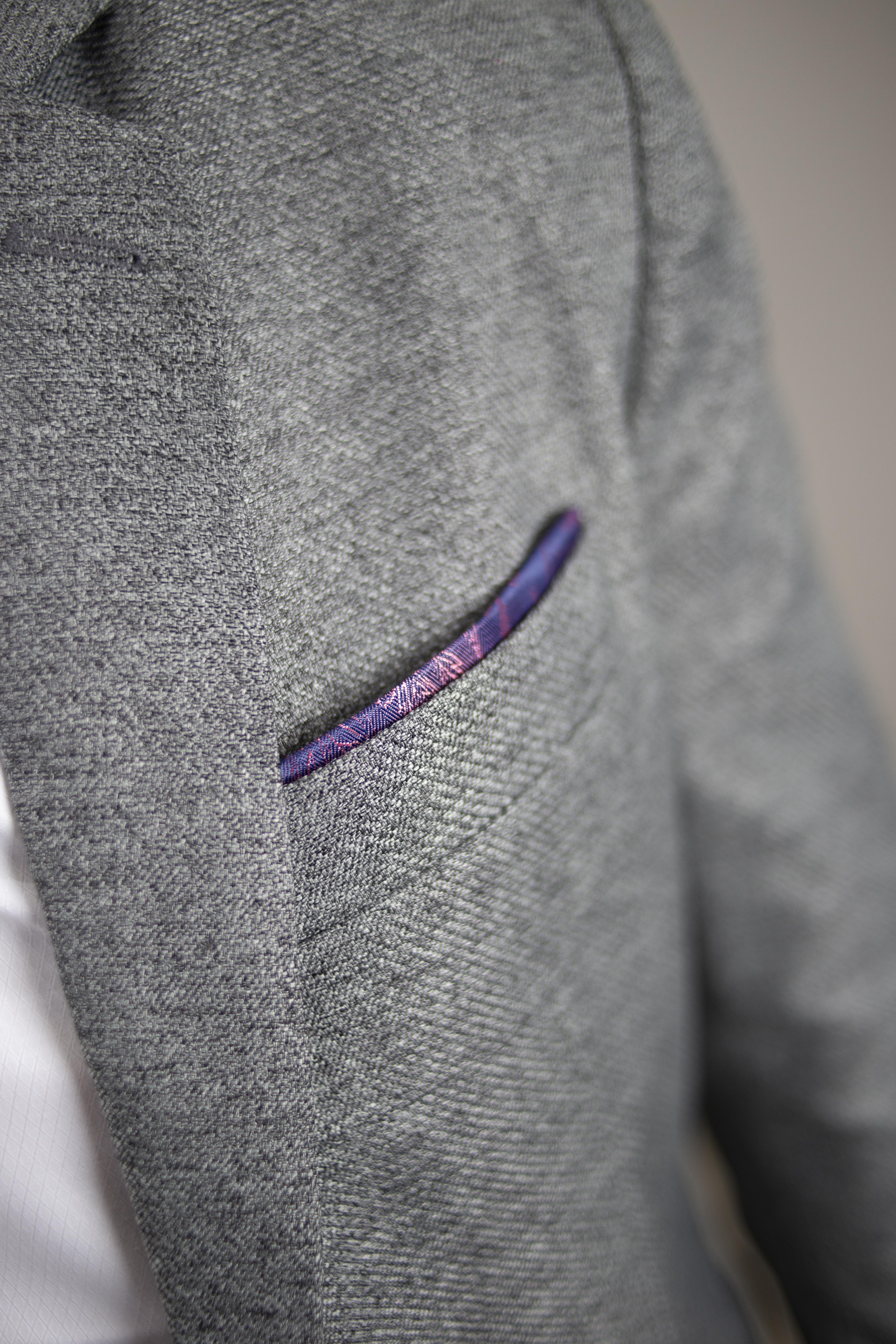 Blazer Polielastano - Cinza Médio 