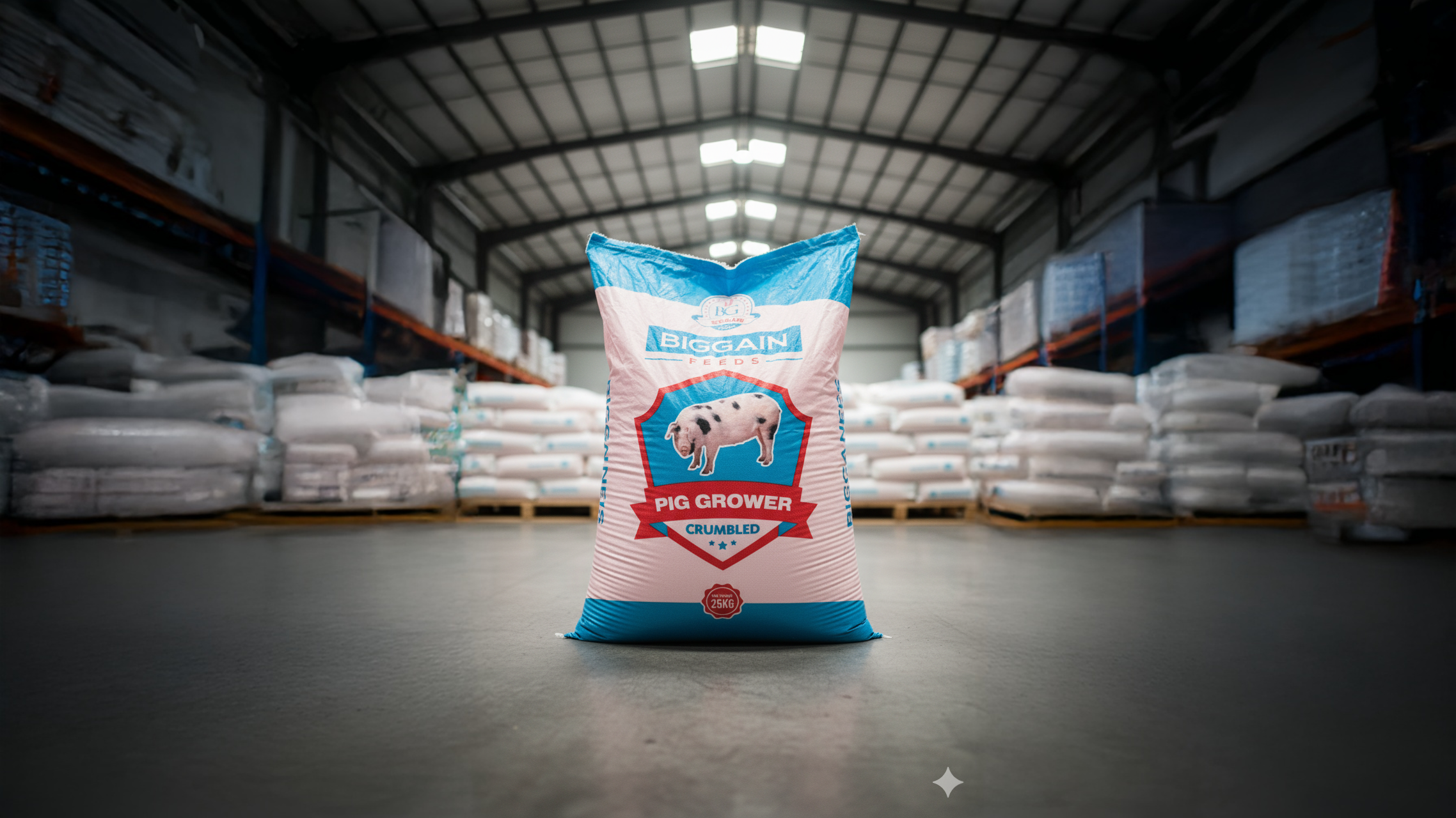 Biggain Pig Grower Crumbled Feed