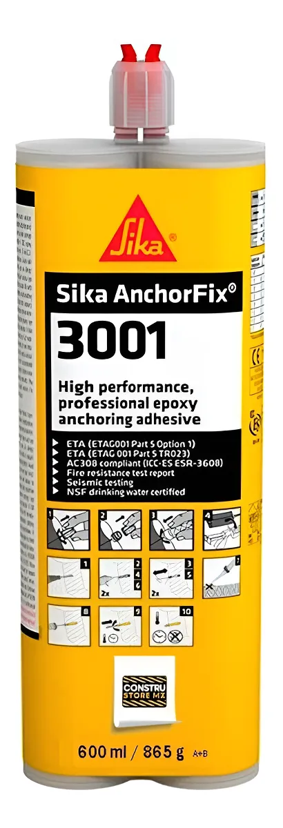 Sika AnchorFix 3001 Cartucho (600 ml)